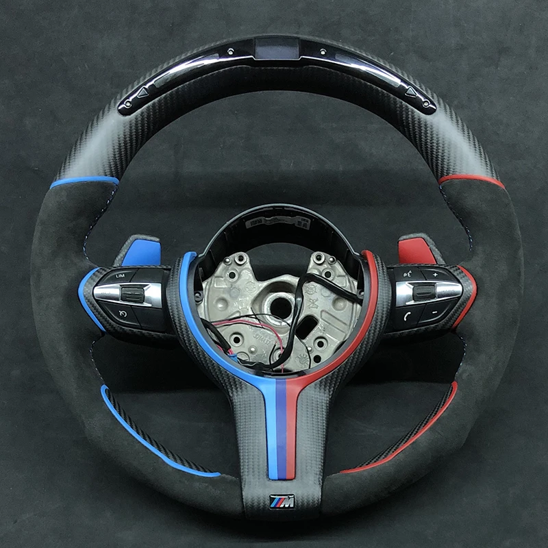 

Real Carbon Steering Wheel for BMW M Sport F30 F31 F34 F10 F11 F07 F45 F46 F22 F23 M235i M240i Steering Wheel Control