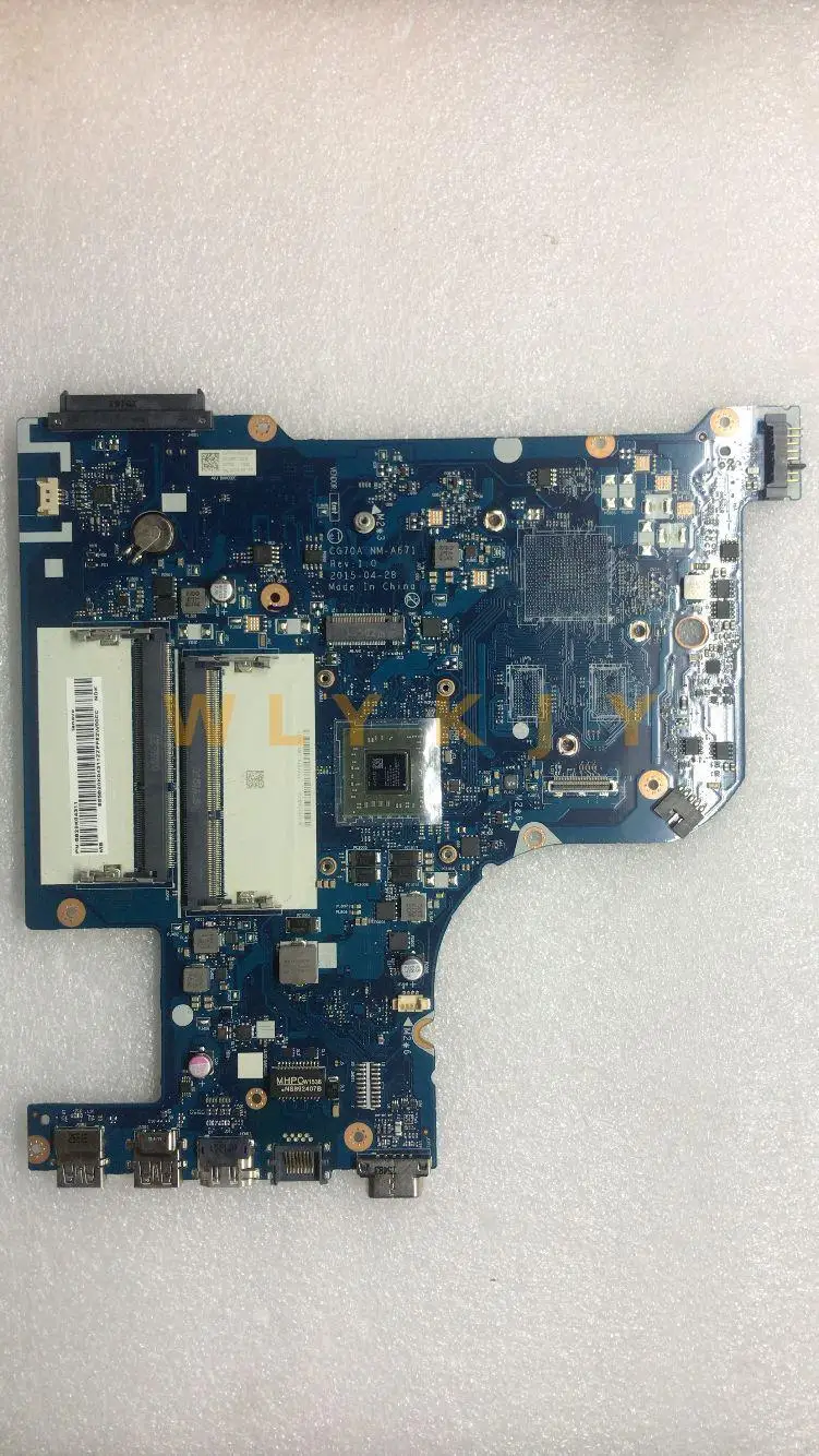 Материнская плата Abdo CG70A NM-A671 для Lenovo G70-35 материнская CPU E2-6110 DDR3 100% протестирована |