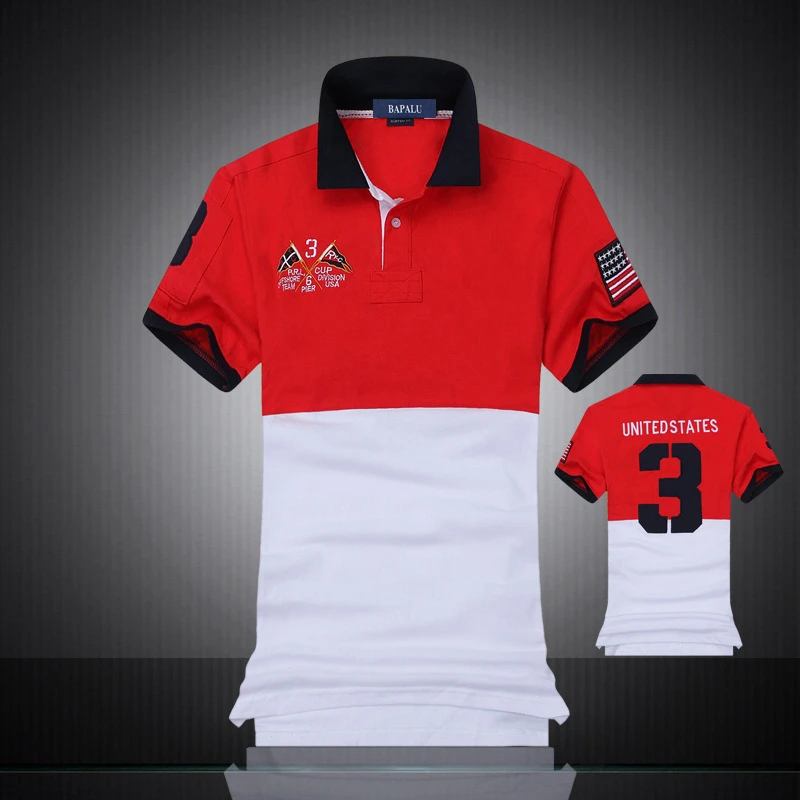 

New Men's Polo Shirt Short Sleeve Fashion Personality Printing Letter Brand Quality Embroidery Casual Top Tees 2021Summer Men6XL