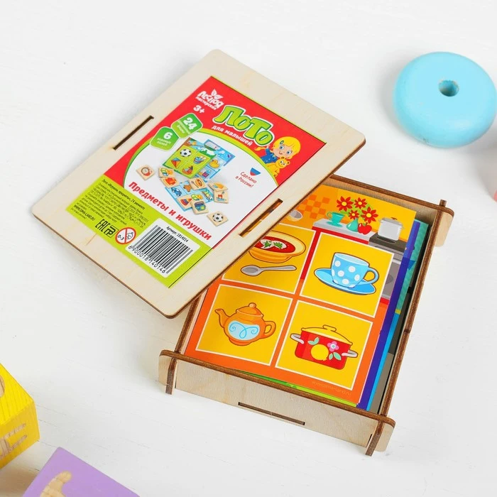 Настольная игра. Лото &quotИгрушки предметы&quot 24 элемента 1814014|Игры| |