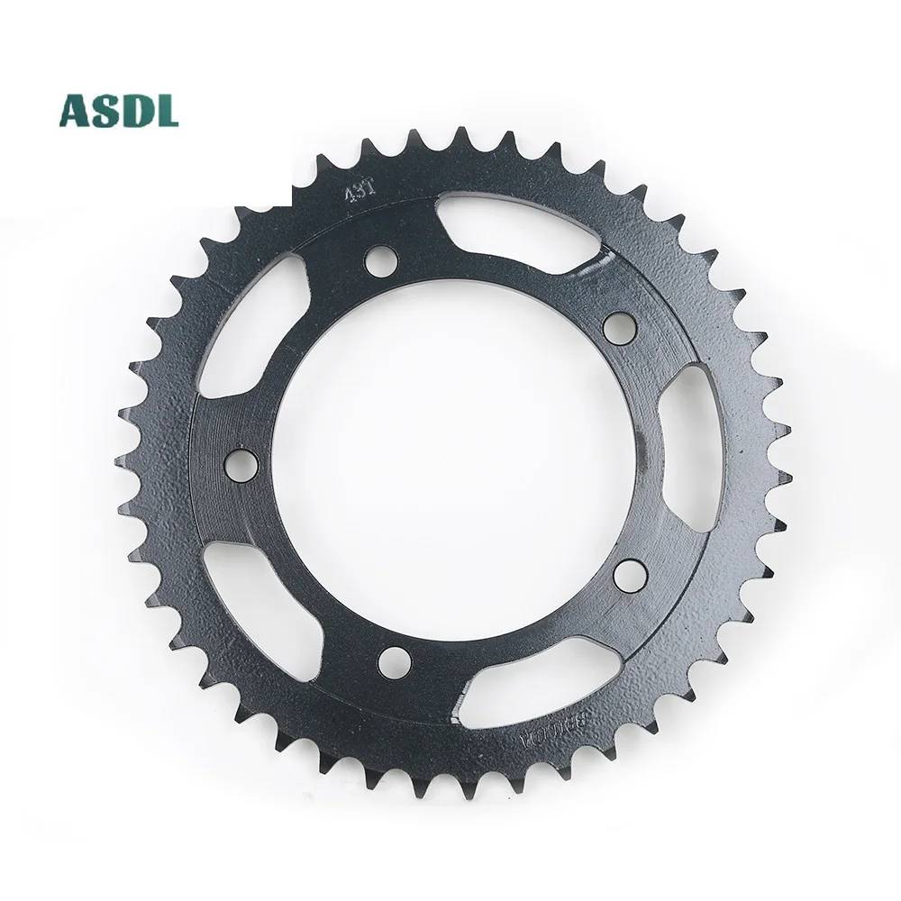 

525 17T 43T Motorcycle Accessories Front Rear Chain Sprocket Set for Suzuki DL1000 V-Strom 1000 2002-2010 2014-2016 2010 DL 1000