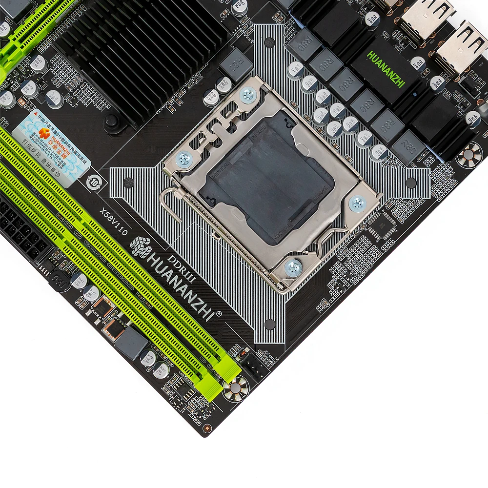 Huanan Zhi X58 PRO Материнская плата X58 для Intel LGA 1366X5675X5680X5690 DDR3 1333/1600 МГц 32 Гб PCI-E USB3.0 M-ATX материнская плата