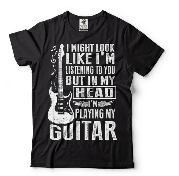 

Mens Guitar T-shirt Guitarist Player Musician Music Tee Shirt Funny Tshirt