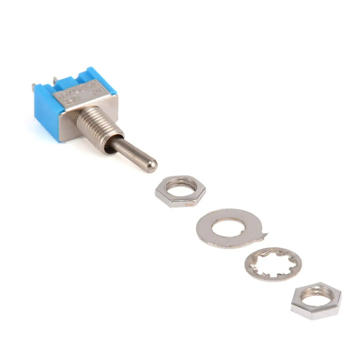 

MTS-101 2 Pin SPST ON-OFF 6A 3A 250V AC Mini Toggle Switches Electrical Parts