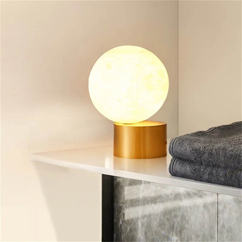 Современные настольные лампы AOSONG медная лампа с корпусом модные декоративные