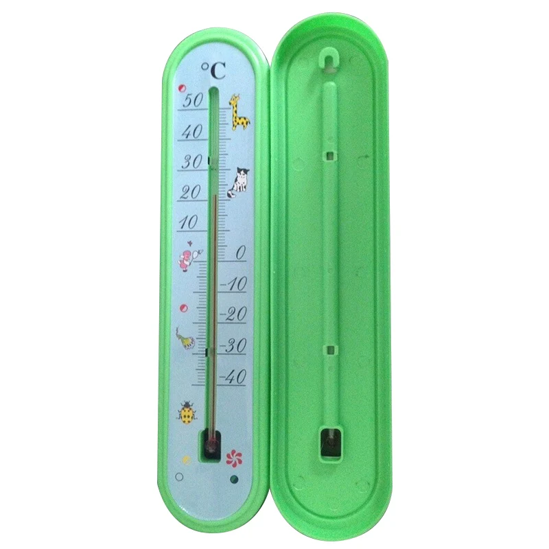 

Vertical Thermometer Cartoon Wall Temperature Monitor Meter Indoor Or Outdoor Temperature No Battery And Power Needed