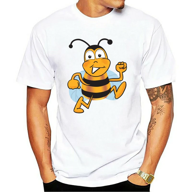 

Novelty Bee Cool Tops Shirt Short Sleeve T-Shirt Casual Soft Conventional Size Mens Causal T-shirt
