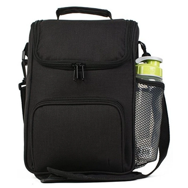 

Thermal Insulated Lunch Bag for Women and Men, Work School, Boys, Girls, Boys, with Shoulder Strap, Water Bottle Holder