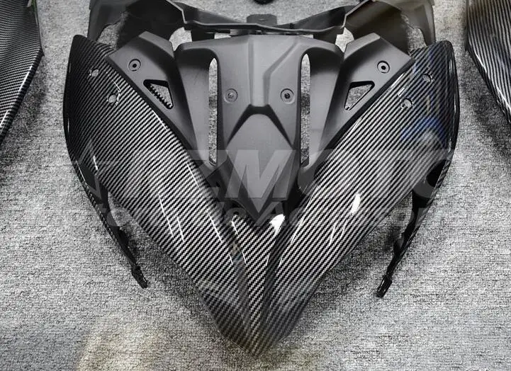 

Injection Mold New ABS Motorcycle Fairings Kit Fit for kawasaki Ninja ZX6R 2019 2020 6R 636 19 body set Custom carbon fiber