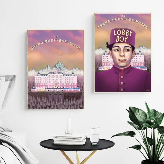 Постер к классическому фильму Большой Будапешт настенные картины на холсте для