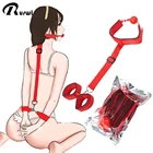 БДСМ бондаж ограничитель бондаж Фетиш наручники и манжеты до щиколотки Взрослые Эротические Секс-игрушки для женщин игры для пар интимные изделия