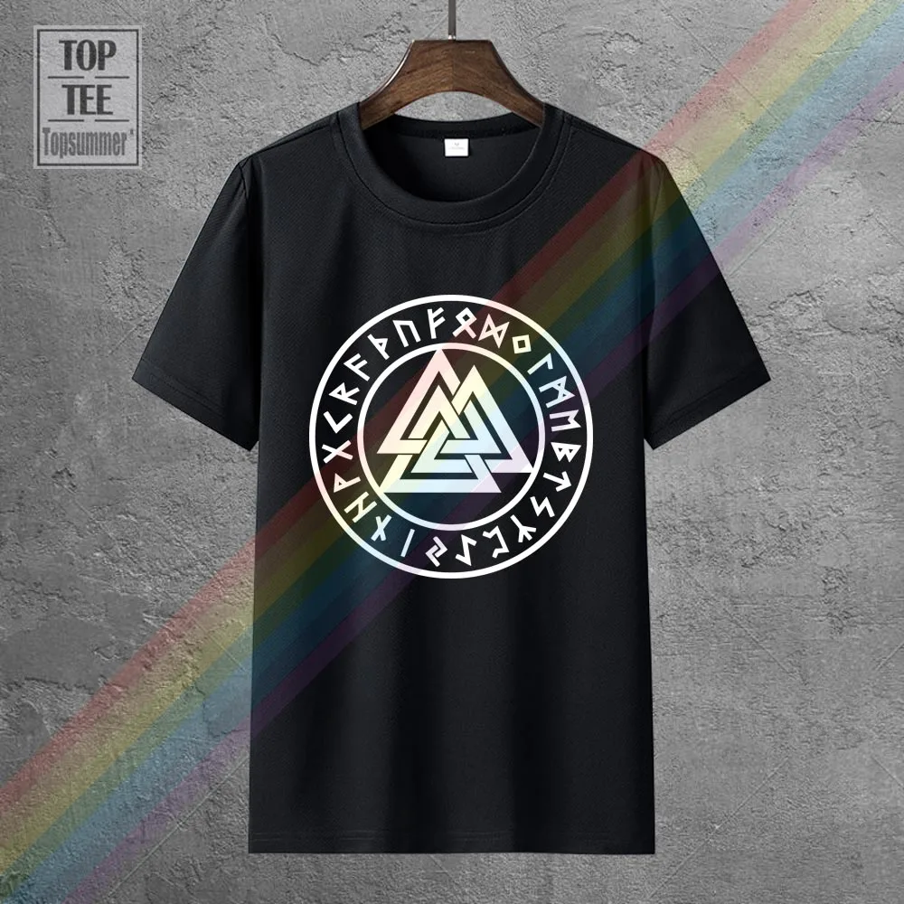 

Norse Viking Pagan Valknut Rune Circle Tshirt Viking Thor Sybol Valhalla T Shirt Fashion Classic Unique Sbz6133
