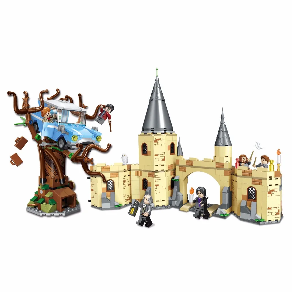 Гарри поттерс хиты Willows 792 шт. строительные блоки набор игрушка Diy Обучающие