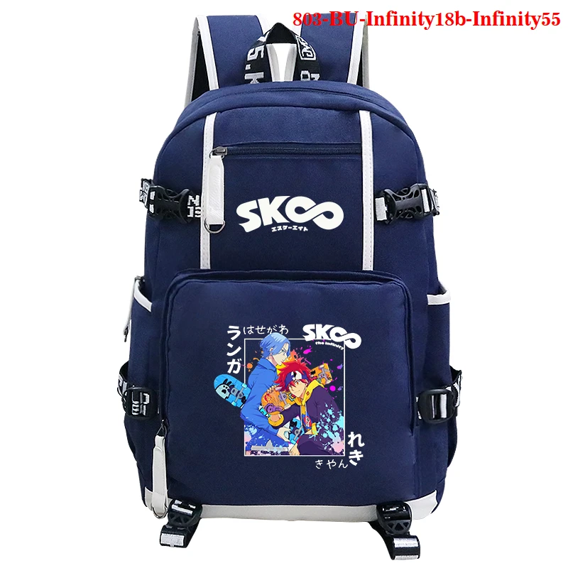 

Anime Backpack SK8 The Infinity Kids Schoolbag Sliding Plate Rucksack Cartoon SK8 The Infinity School Bag Laptop Daypack Satchel