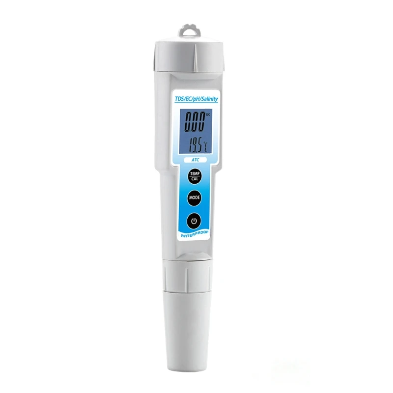 

Digital Water Tester 5 In 1 PH/TDS/EC/Salinity/Temperature Meter for Pools 35ED