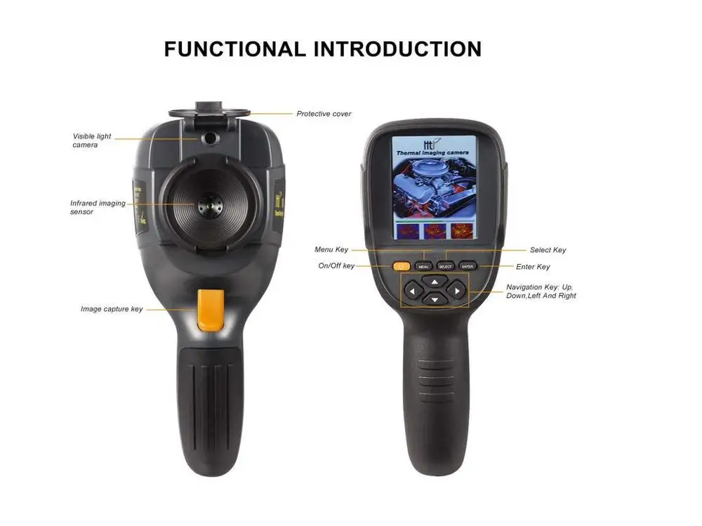 HT 19 портативный инфракрасный Температура тепла ИК цифровой Термальность Imager