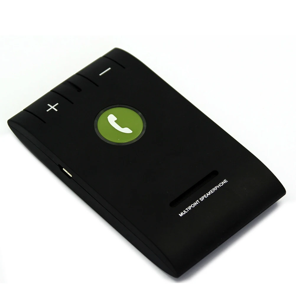 

Wireless Hands Free Speakerphone Speaker Car Kit Multipoint Visor Clip