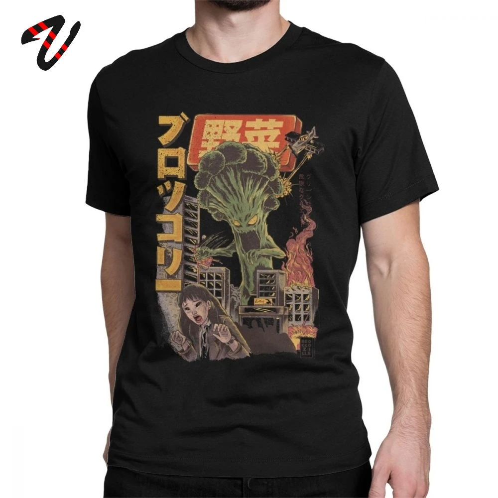 Футболка мужская Evil Kaiju забавная одежда с гигантскими грибами монстром демоном