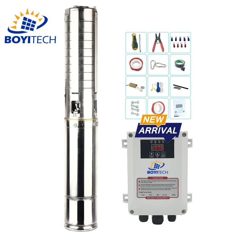 

Dc 24v 48v 72v 4 6 Inch Submersible Agriculture Irrigation System Use Solar Water Pump System