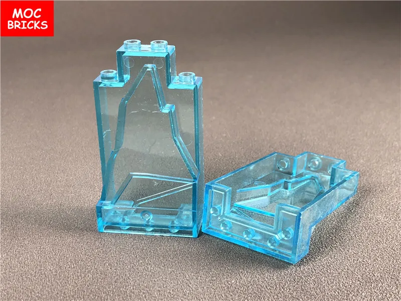 20 шт./лот Настенные блоки Iceberg Mountain светло голубой с блестками 2X4X6 подходит для