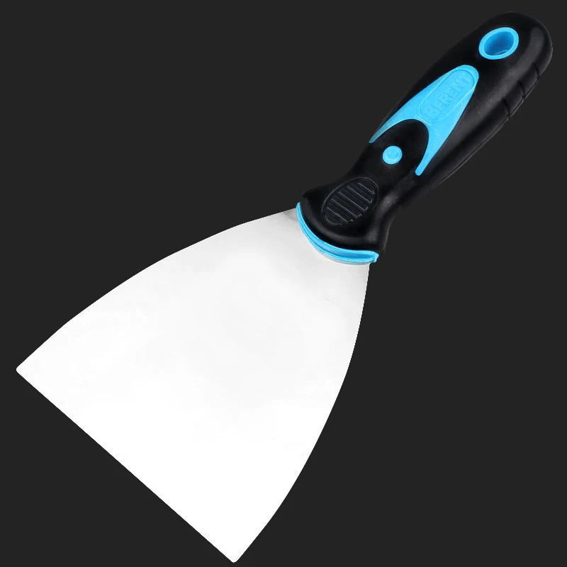 

Berent Putty Knife Thicken Stainless Steel Scraper Wall Shovel Construction Tool Wood Handle Plaster Shovel Filling Spatula