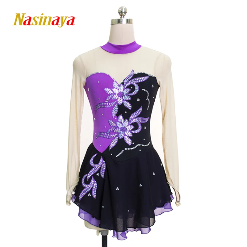 Платье для фигурного катания профессиональные танцевальные костюмы скейта