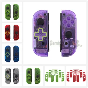 Прозрачный корпус контроллера extreme erate на заказ (версия D-Pad) с полными кнопками для NS Switch и OLED JoyCon