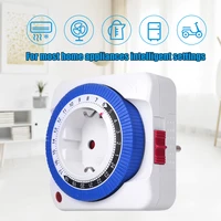 timer switch socket automatically turn on off electrical appliances 24 hours mechanical plug in timing socket time controller