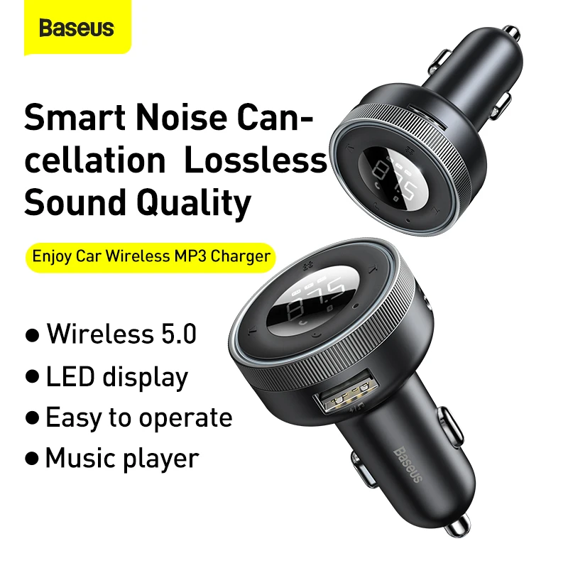 FM-трансмиттер Baseus Bluetooth 5 0 USB | Мобильные телефоны и аксессуары