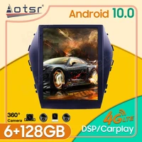 android10 6128gb tesla style for hyundai santa fe ix45 2015 car radio multimedia video player gps navigation 360 camera