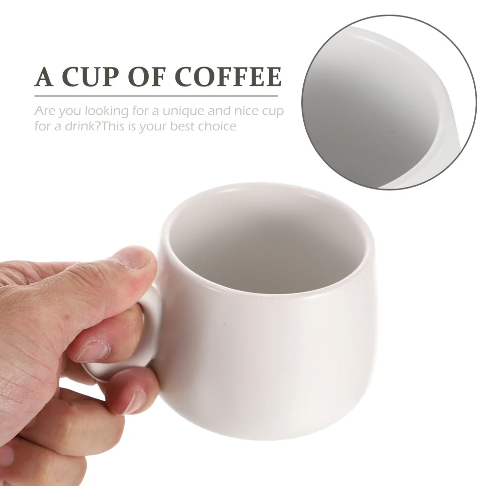 

1pc Simple Coffee Mug Ceramic Cup Coffee Cup Gift Water Drinking Cup