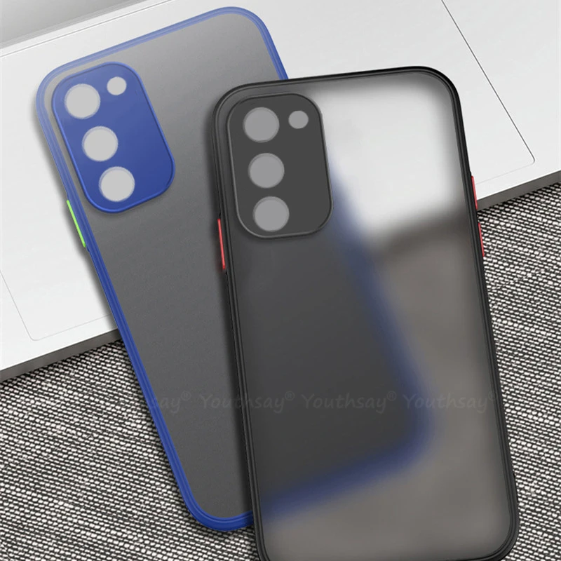for samsung galaxy a03s case a22s m32 a32 a22 s21 a72 a52 a12 case silicone matte rubber translucent case for samsung a03s cover free global shipping