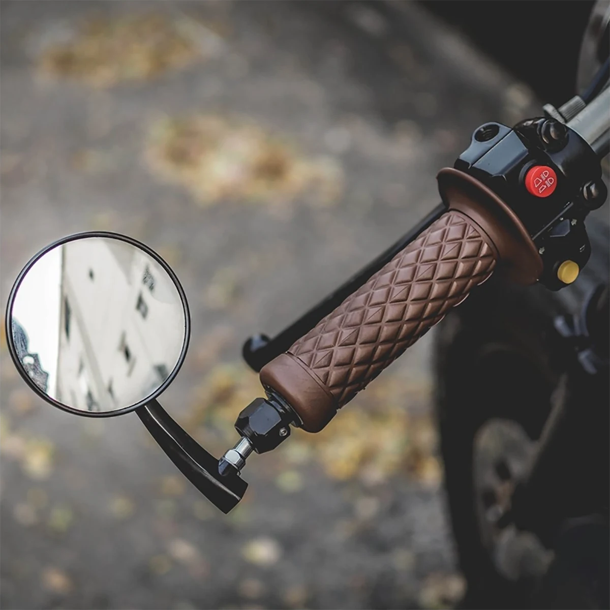 Универсальное винтажное мотоциклетное зеркало заднего вида с чпу из