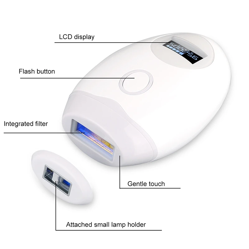 

Professional Permanent IPL Epilator Hair Removal Women Painless Hair Remover Machine, EU Plug