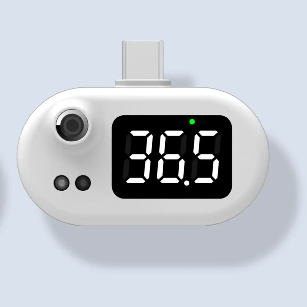 

Free shiping Usb Intelligent Mini Mobile Phone Thermometer Health Care Convenient Infrared Electronic Digital Thermometer