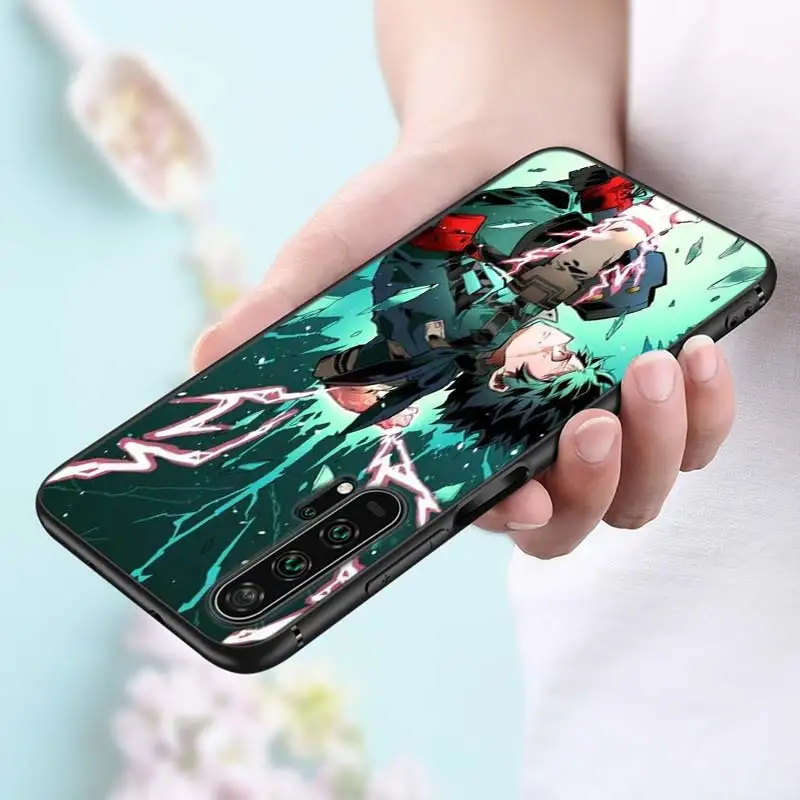 Черный силиконовый чехол My Hero Academy аниме для huawei Honor 10i 9X8X20 10 9 Lite 8 8A 7A 7C Pro Lite чехол для телефона - Цвет: Style 15
