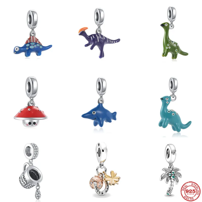 Браслет женский из серебра 925 пробы с подвеской в виде кокосового дерева |