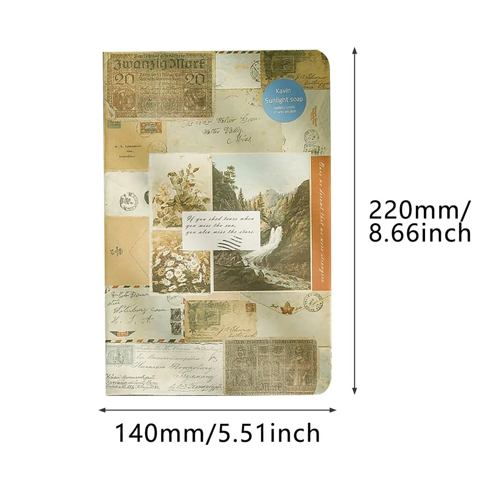 

Notebook College Journals Retro Notebooks Hardcover Notebooks A5 Student Book Kraft Paper Color Journals Office Supplies