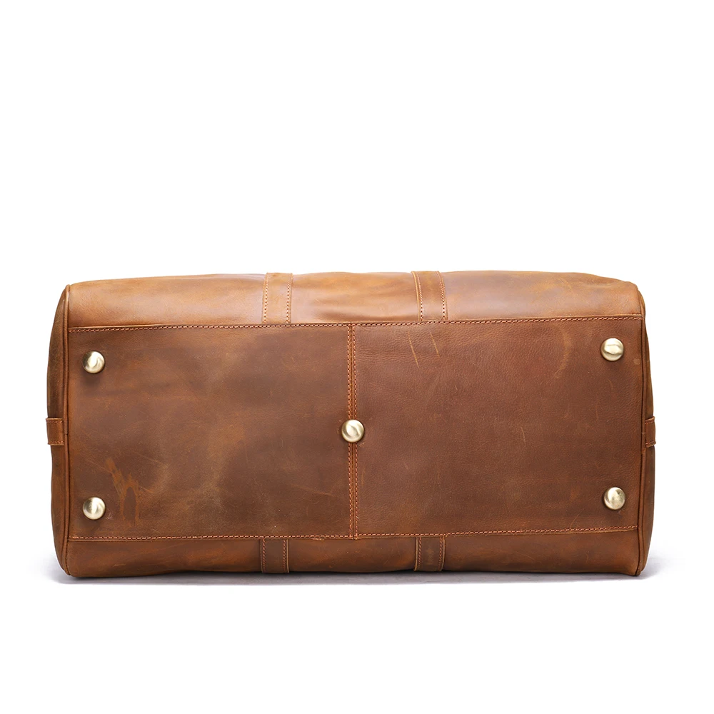 

WESTAL Man's Outdoor Genuine Leather Duffle Bag For Luggage Big Weekend Travel Bags Fashion Duffle Bag For Man Hand Luggage