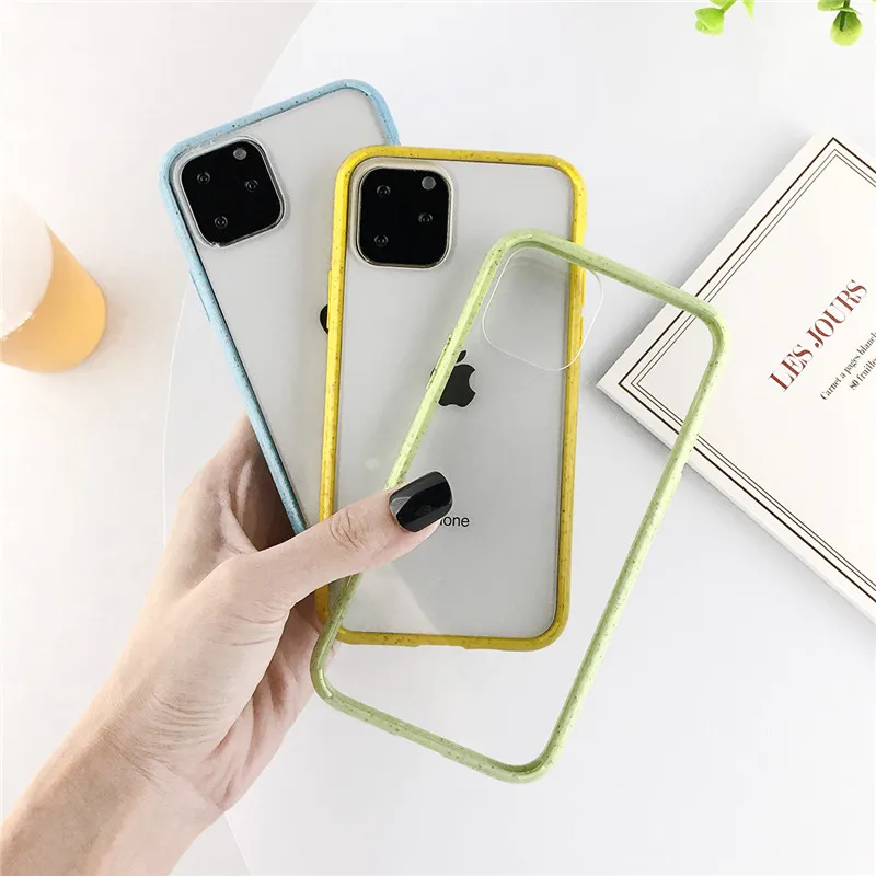 KJOEW прозрачный противоударный чехол для телефона iPhone 11 Pro Мягкий ТПУ акриловый