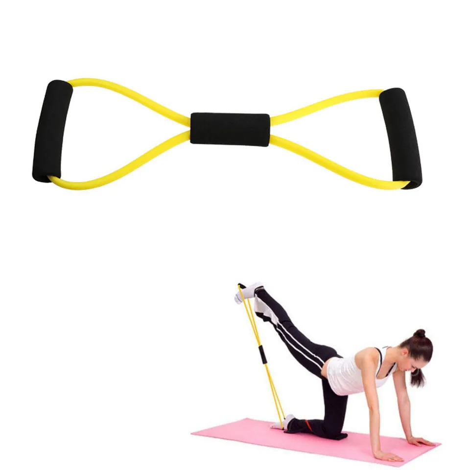 4 амортизатор трубчатый для фитнеса эластичный канат перетягивания ножная