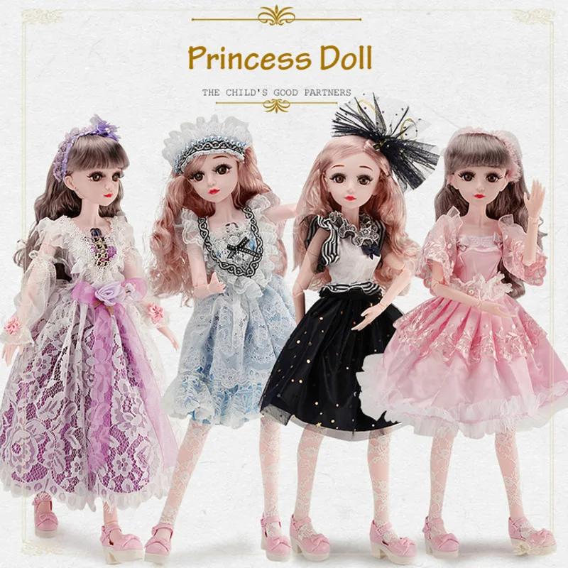 Кукла шарнирная с коричневыми глазами и одеждой 1/3|Куклы| |