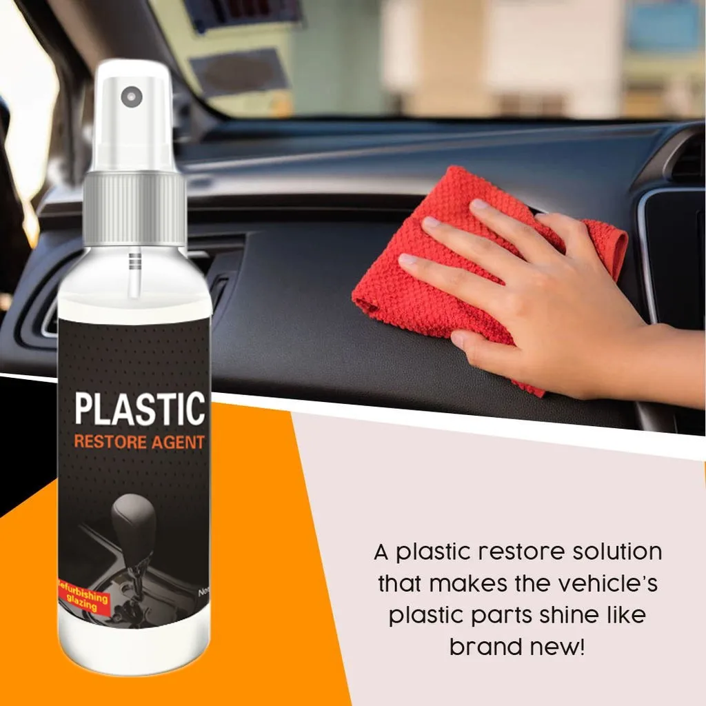 100ml Plastic Parts Retreading Agent Automotive Interior Part Coating Paste Maintenance Car Cleaner @45 | Дом и сад