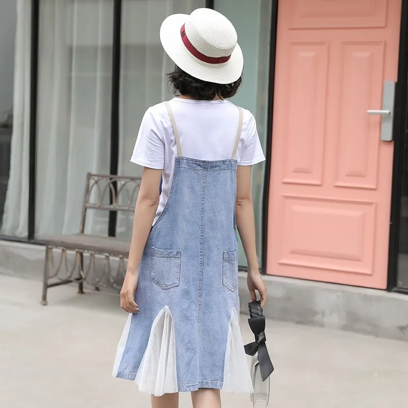 Летние Новые корейские платья без рукавов с тонкими лямками женские сетчатые