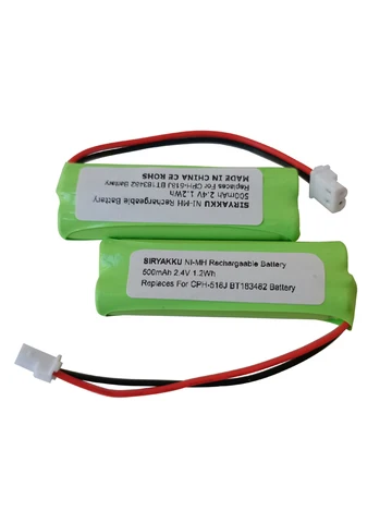 Ni-MH аккумулятор 2,4 В, 500 мАч для BT 183482   БТ 283482   Беспроводной телефон, совместимый с Vtech DS6401 DS6421 DS6422 DS6472
