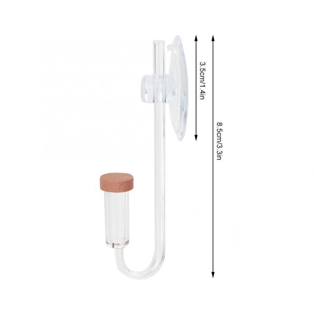 

Acryl Transparante CO2 Diffuser Aquarium Water Levende Moss Plant Verstuiver Bubble Counter Voor Aquarium Planten Water Gras Reg