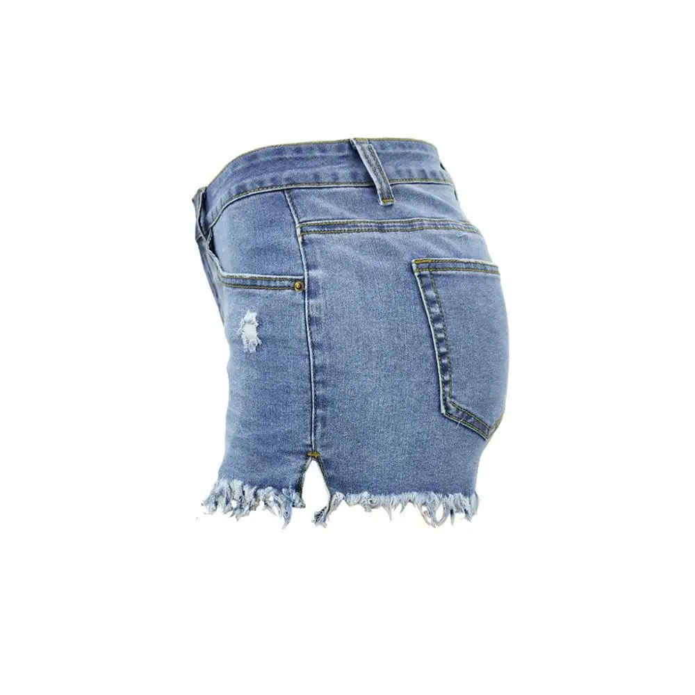 

Ladies ripped jeans Women's Shredded Tassel Denim Summer Pocket Shorts Jeans Gray Pants cargo jeans women clothing 2020 summer