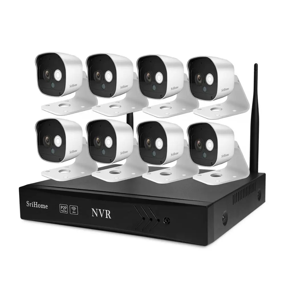 Sricam водонепроницаемая Wi Fi IP камера 4 8 каналов NVR беспроводной комплект 2.0MP сетевой