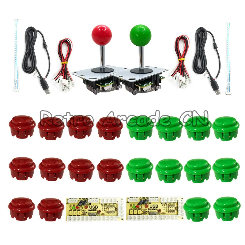 Аркадный джойстик DIY Kit Zero Delay USB контроллер ПК для аркадного джойстика + кнопки