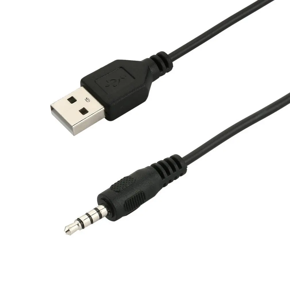 Портативный автомобильный аудио конвертер Кабель адаптер 3 5 мм AUX штекер для USB